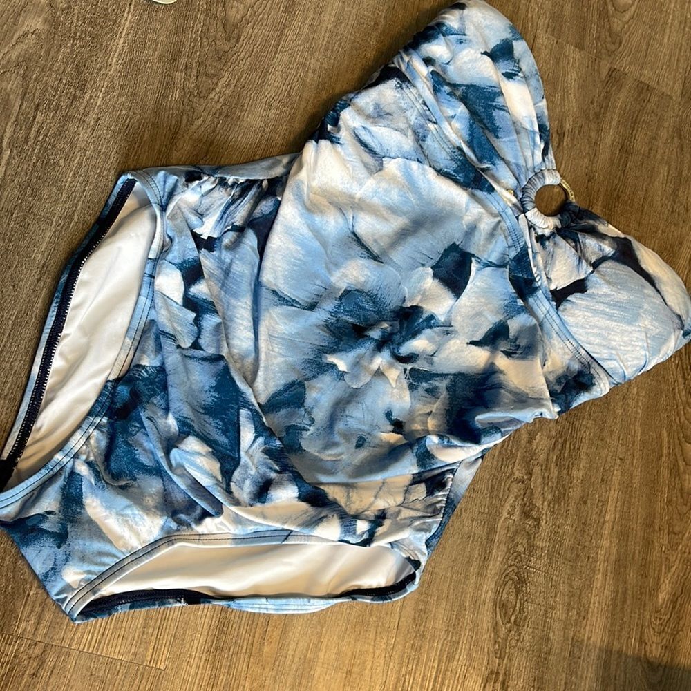 Calvin Klein One Piece SwimSuit New Deep Sea
